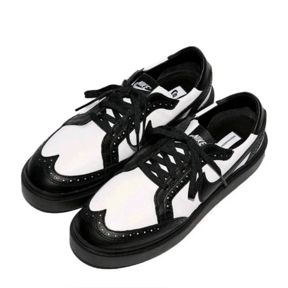 NEW NIKE Kwondo 1 'G-Dragon Peaceminusone Panda WINGTIP BROGUE SNEAKERS SZ 13